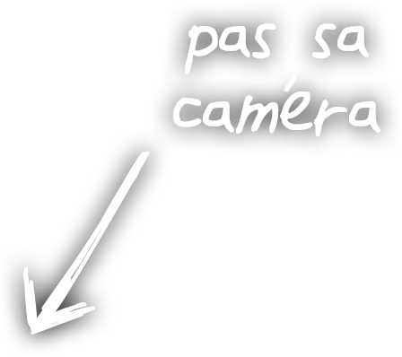 Pas sa caméra